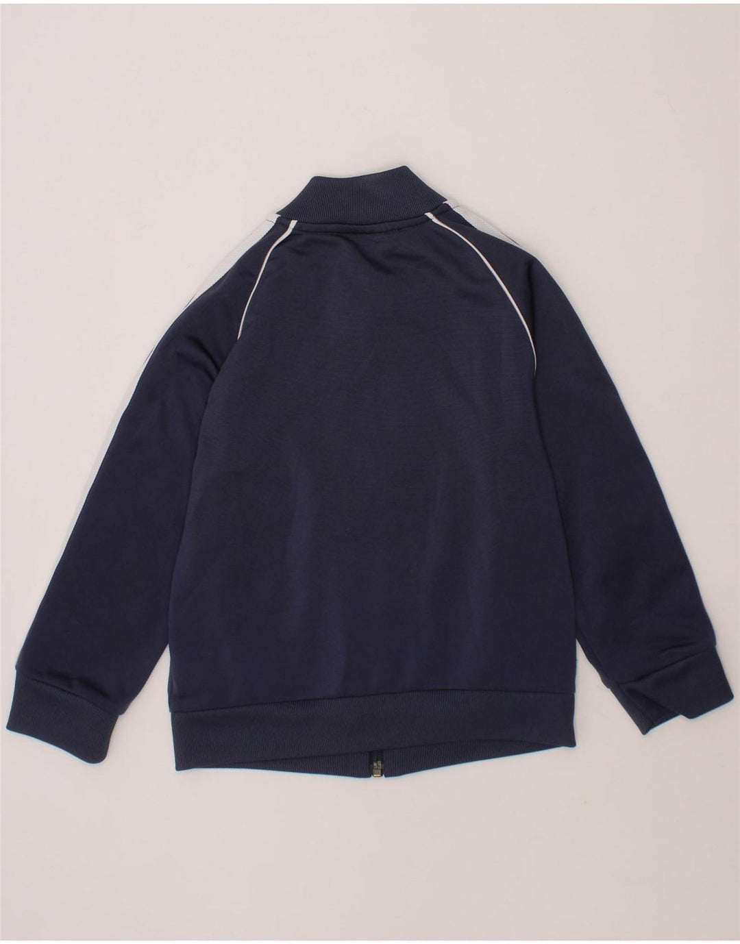 ADIDAS Boys Tracksuit Top Jacket 3-4 Years Navy Blue Polyester Vintage Adidas and Second-Hand Adidas from Messina Hembry 