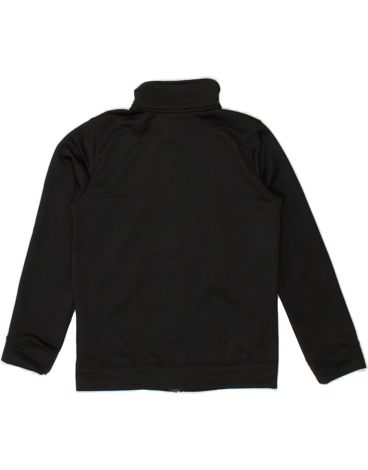 NIKE Boys Graphic Tracksuit Top Jacket 10-11 Years Medium Black Polyester Vintage Nike and Second-Hand Nike from Messina Hembry 