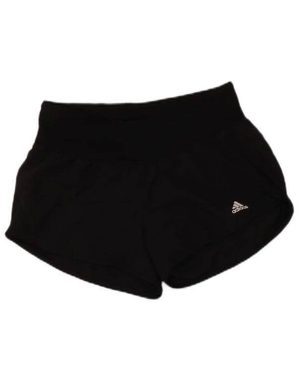 Adidas Pantalones cortos deportivos para mujer UK 10 Small Black Poliéster