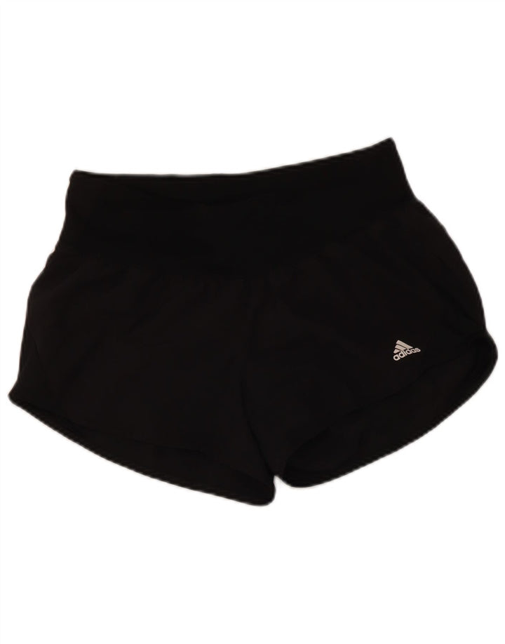 Adidas Pantalones cortos deportivos para mujer UK 10 Small Black Poliéster