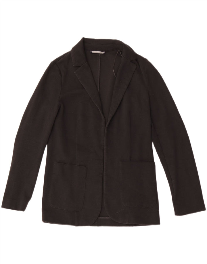 Marks & Spencer Chaqueta tipo blazer abierta para mujer UK 6 XS Poliéster negro