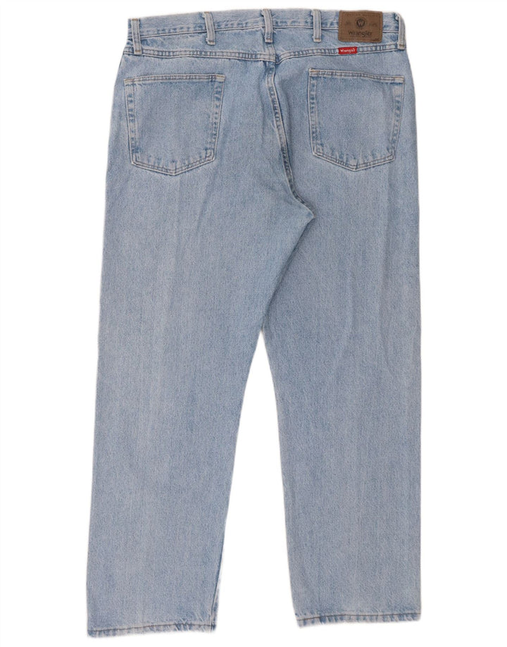 Wrangler Vaqueros Rectos De Corte Regular Para Hombre W38 L29 Algodón Azul