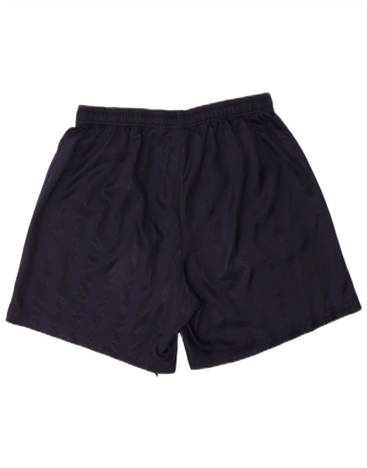 Nike - Pantalones cortos deportivos para hombre, talla grande, color azul marino a rayas