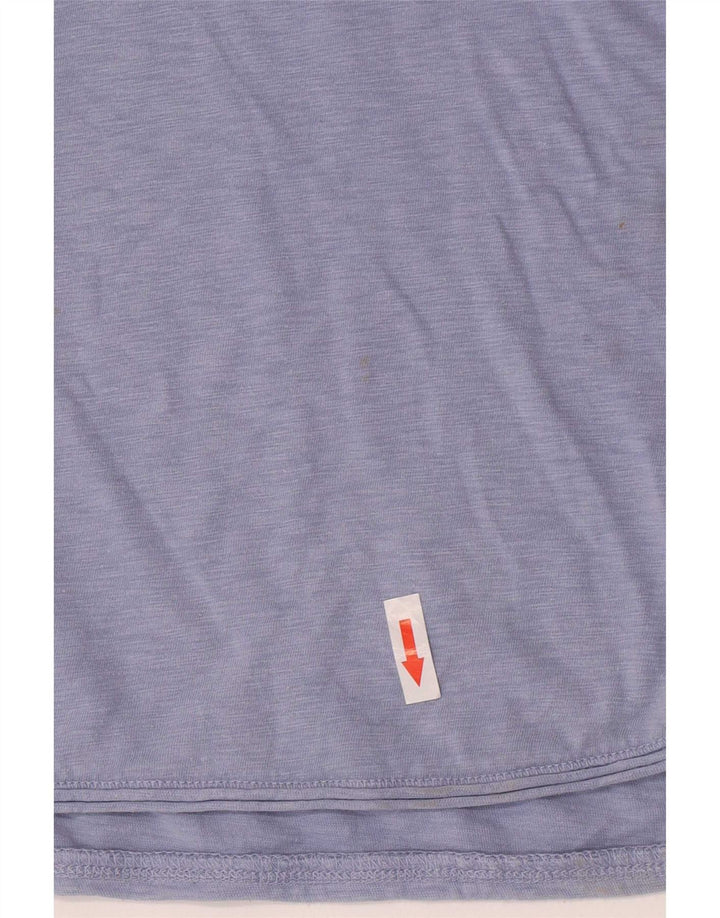 White Stuff Top para mujer de manga larga UK 42 Algodón azul medio
