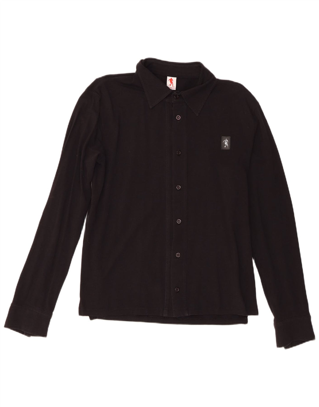 Bikkembergs Camisa Hombre Grande Algodón Negro