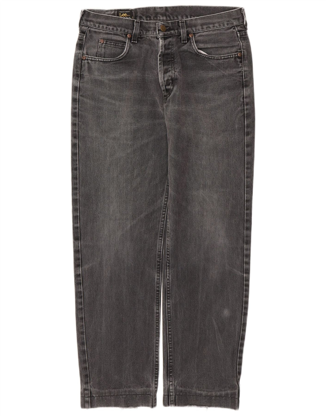 LEE Vaqueros rectos Chicago para hombre W33 L29 Algodón gris