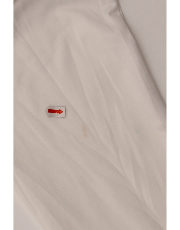 ASICS Chaqueta superior de chándal con gráfico para hombre Poliéster color block blanco medio