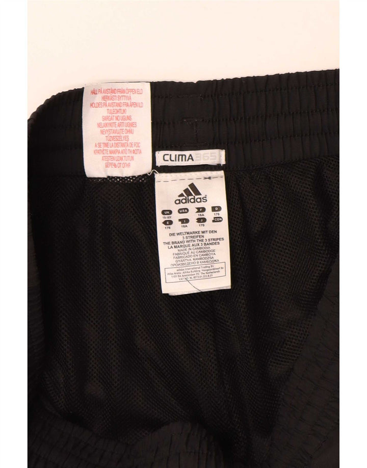 Adidas Chicos Climacool Capri Pantalones Chándal 15-16 Años Negro Poliéster