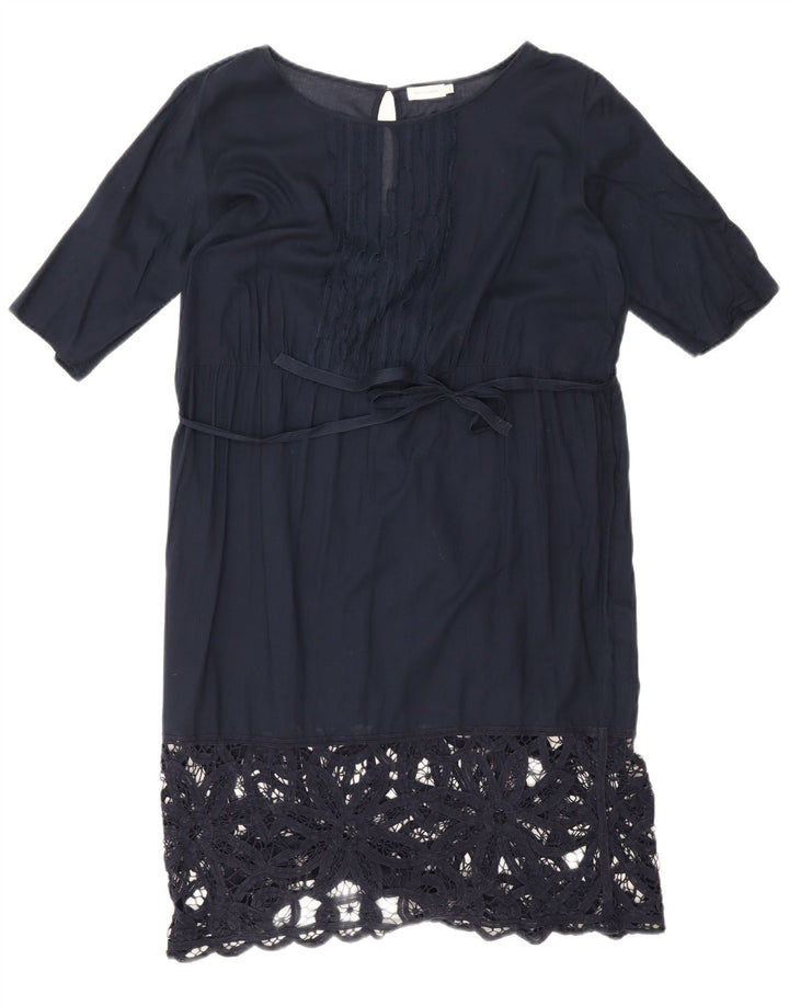 Henry Cottons Vestido recto para mujer IT 46 Grande Azul marino
