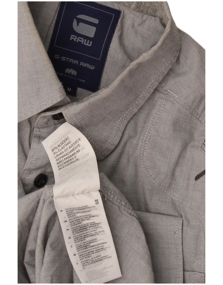 Camisa G-Star Hombre Algodón Gris Medio