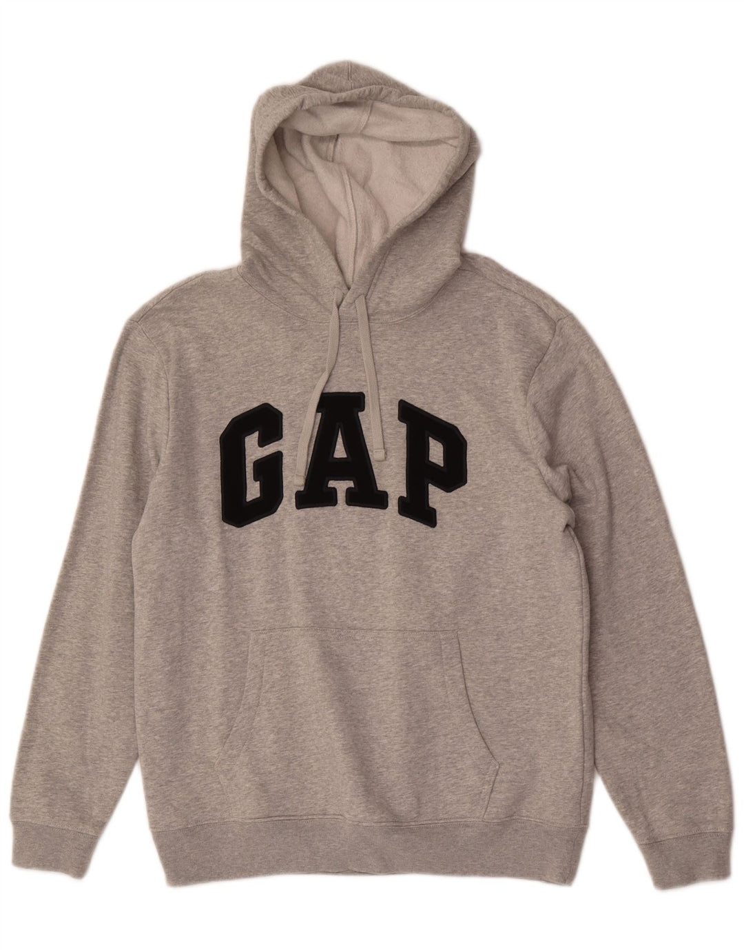 Gap Hombre Sudadera Con Capucha Gráfica Jersey De Algodón Gris Medio