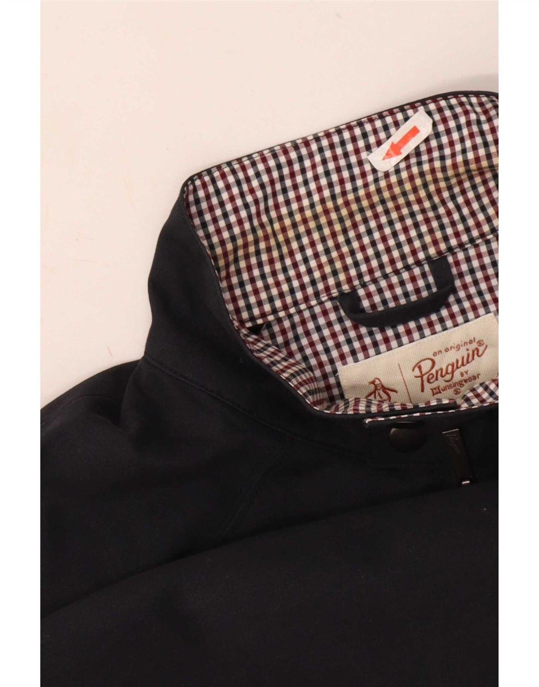 Penguin - Chaqueta bomber para hombre, talla 40, talla grande, algodón azul marino