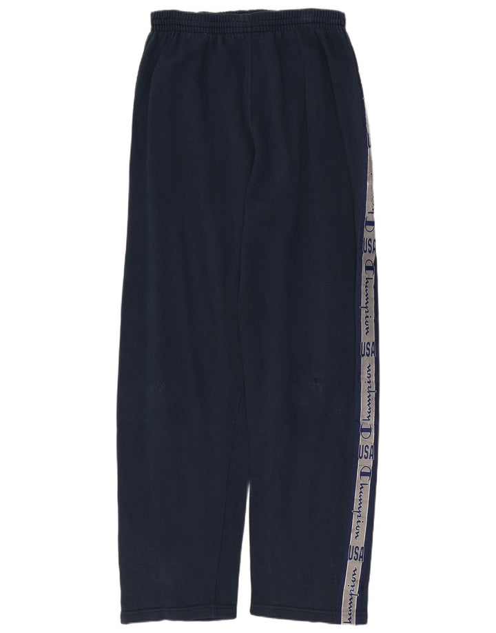 CHAMPION Pantalones de chándal con estampado gráfico para hombre Algodón azul marino medio