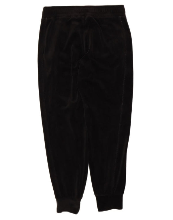 DKNY Pantalones de chándal para mujer Joggers UK 6 XS Negro Poliéster
