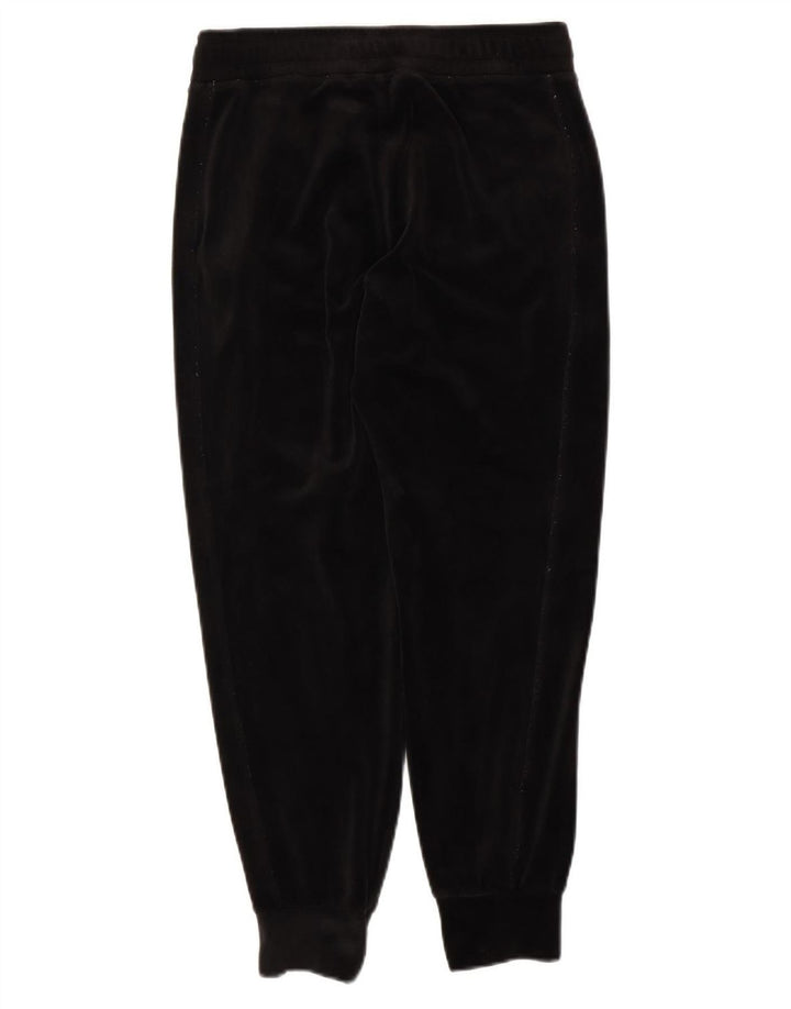 DKNY Pantalones de chándal para mujer Joggers UK 6 XS Negro Poliéster