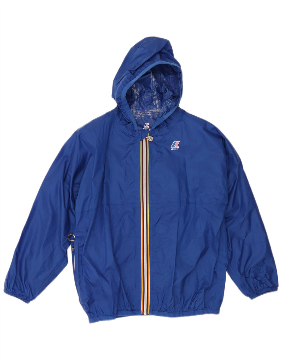 K-Way Chubasquero con capucha para niño 9-10 años Poliamida azul
