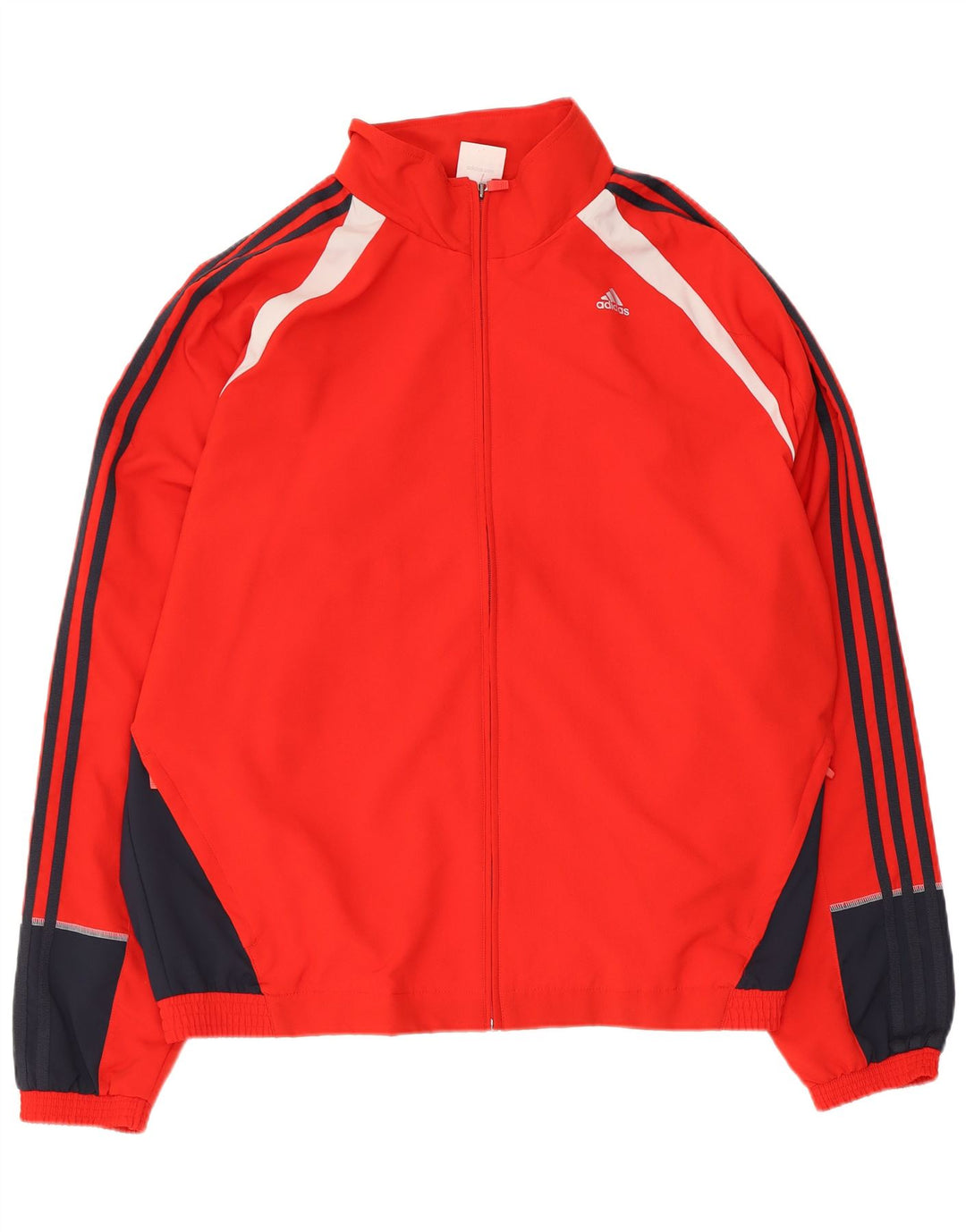 Adidas Hombre Clima 365 Chándal Top Chaqueta XL Rojo Colorblock Poliéster