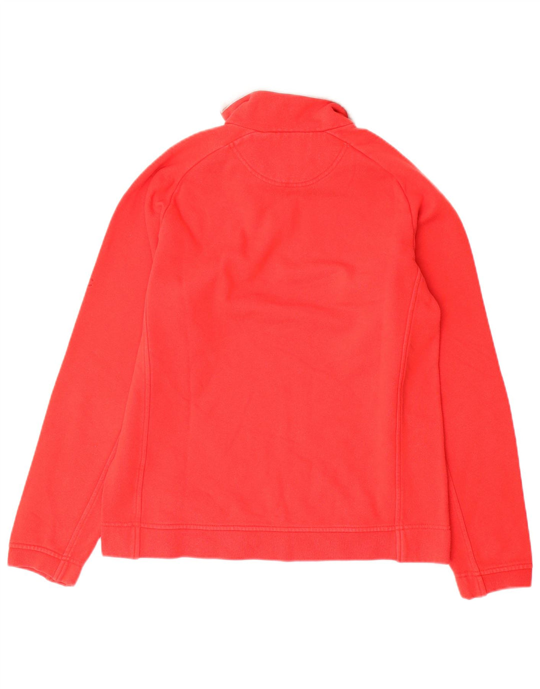 CHAMPION Sudadera con cuello y cremallera para mujer UK 14 Medium Red Cotton