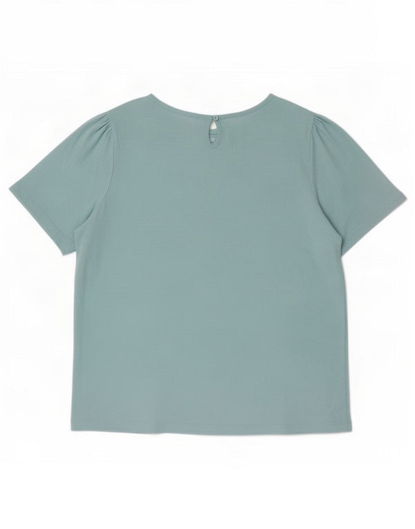 Crew Clothing Camiseta para mujer Top UK 46 Large Blue Cotton