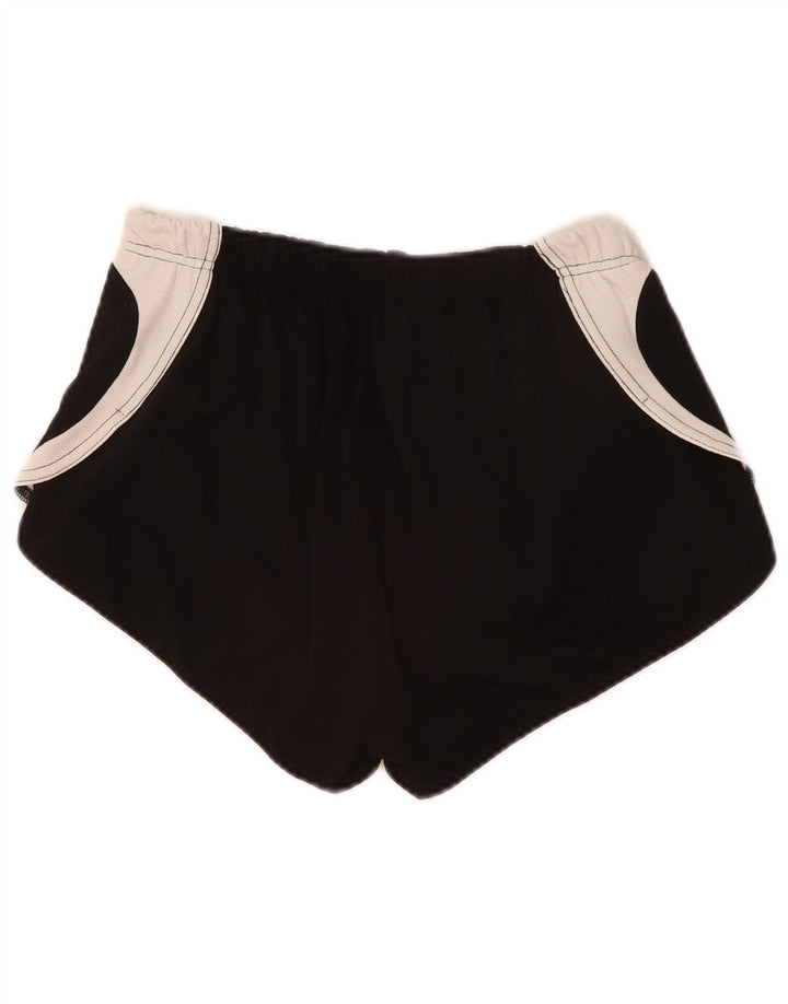 Asics Shorts deportivos gráficos para mujer UK 40 Mediano Negro Colorblock Poliéster