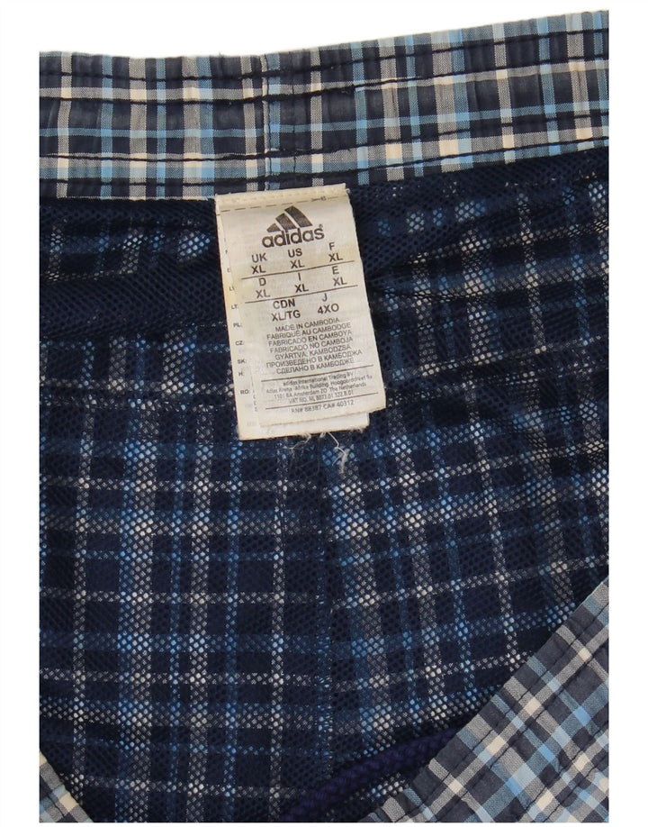 Adidas Bañador Hombre XL Azul Cuadros Poliéster