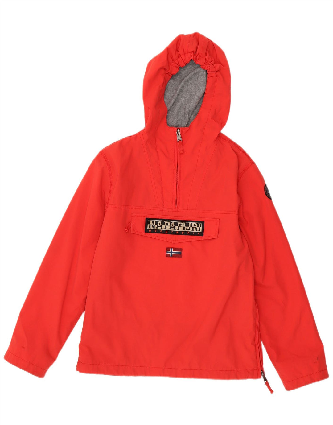 Napapijri Chaqueta anorak con gráfico geográfico para niños 13-14 años Poliamida roja