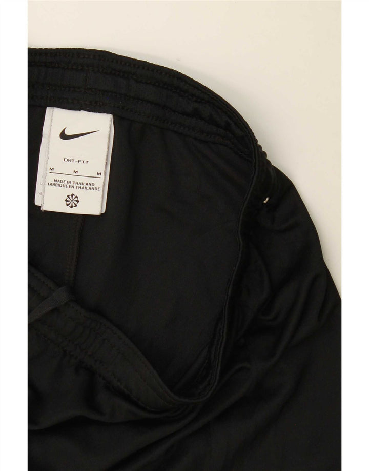 Nike Pantalones cortos deportivos Dri Fit para hombre Poliéster moteado negro mediano