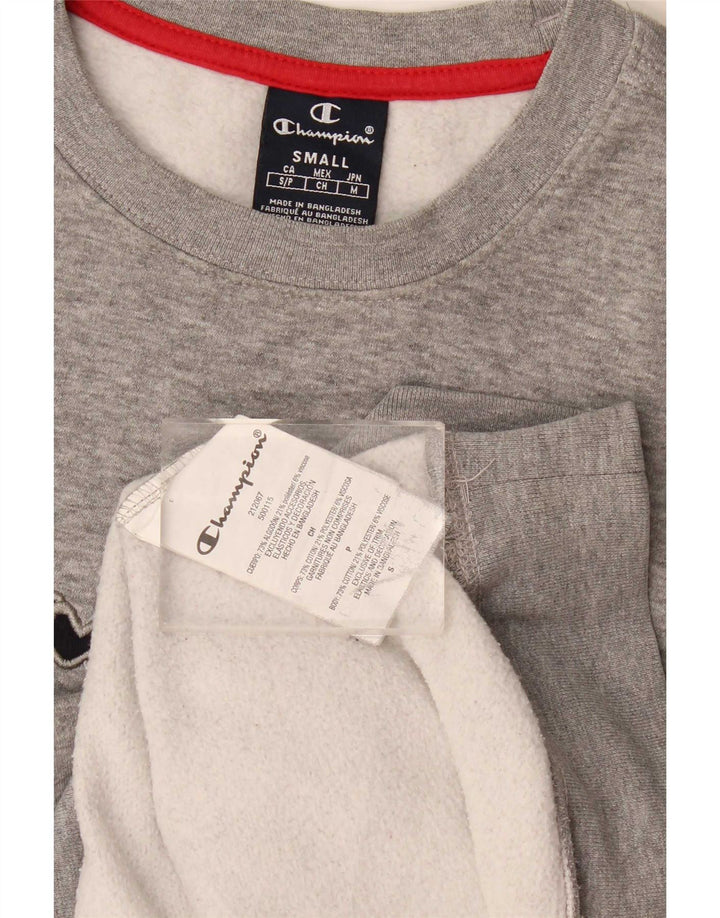 Champion Sudadera Gráfica para Hombre Jersey Pequeño De Algodón Moteado Gris