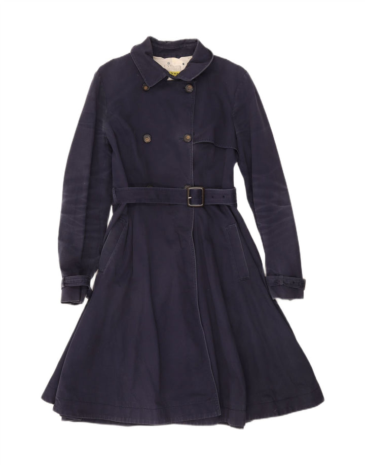 Hobbs Gabardina para mujer Reino Unido 12 Algodón azul marino mediano