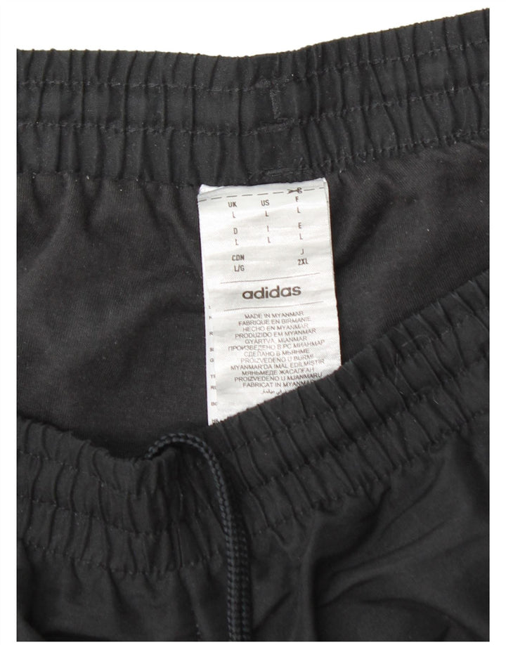 ADIDAS Hombre Chándal Pantalones Joggers Grande Negro Poliéster