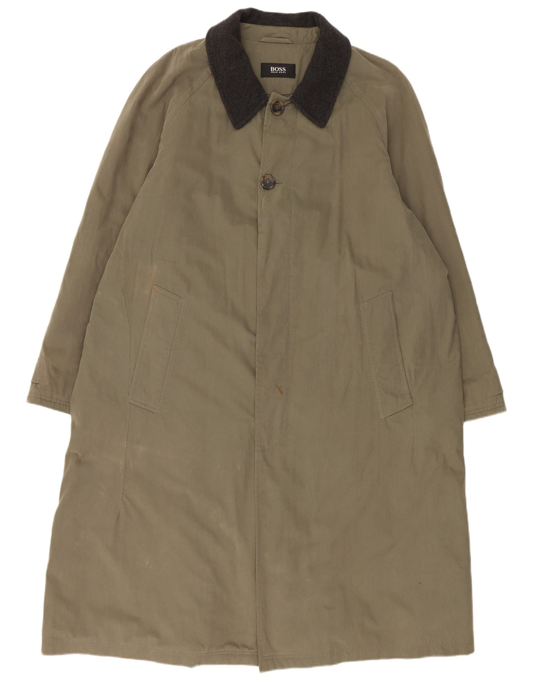 Abrigo Hugo Boss para mujer EU 54 2XL Algodón caqui