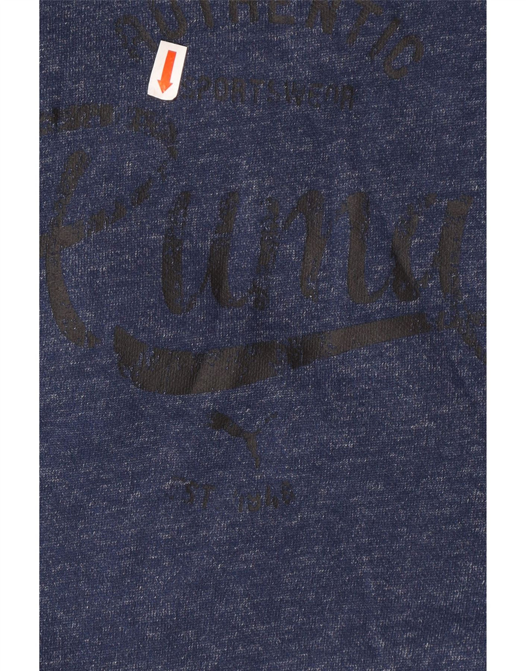 PUMA Jersey con capucha extragrande para mujer UK 12 Medium Azul marino moteado