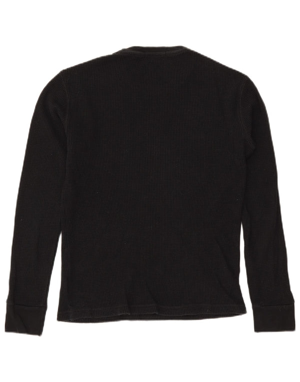 Polo Ralph Lauren Hombres Top Manga Larga Pequeño Algodón Negro