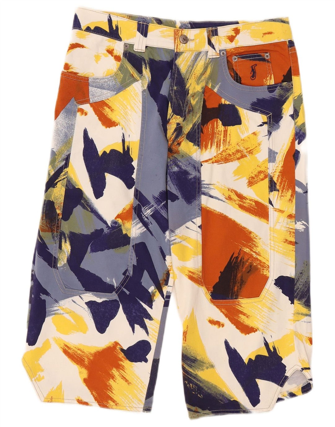 Bermudas Mujer Jeckerson W33 Medium Multicolor Tie Dye Algodón