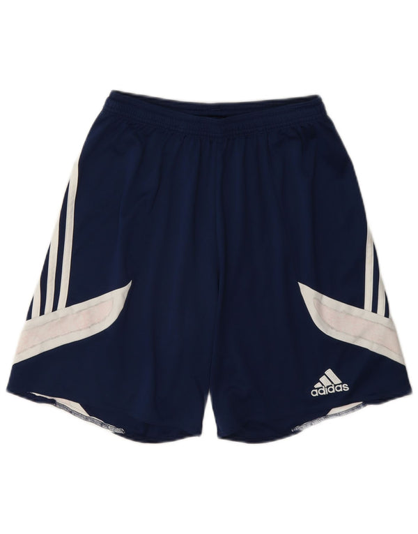 Adidas Mens Climalite Sport Shorts Pequeño Azul Marino Colorblock Poliéster
