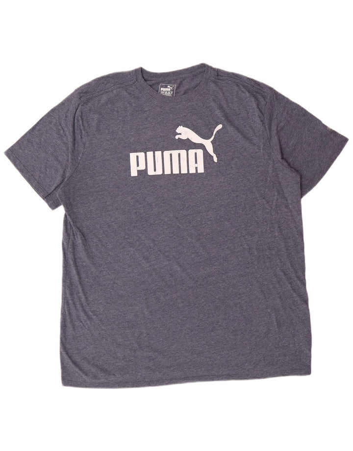 PUMA Camiseta gráfica para hombre Top XL Azul
