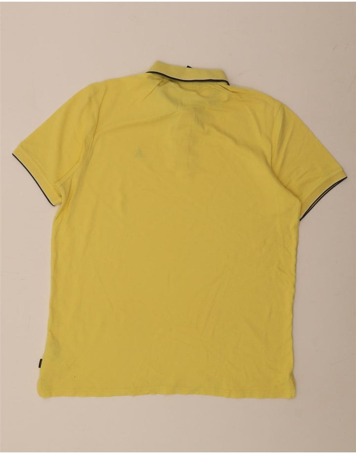 MUSTO Polo Hombre Grande Algodón Amarillo