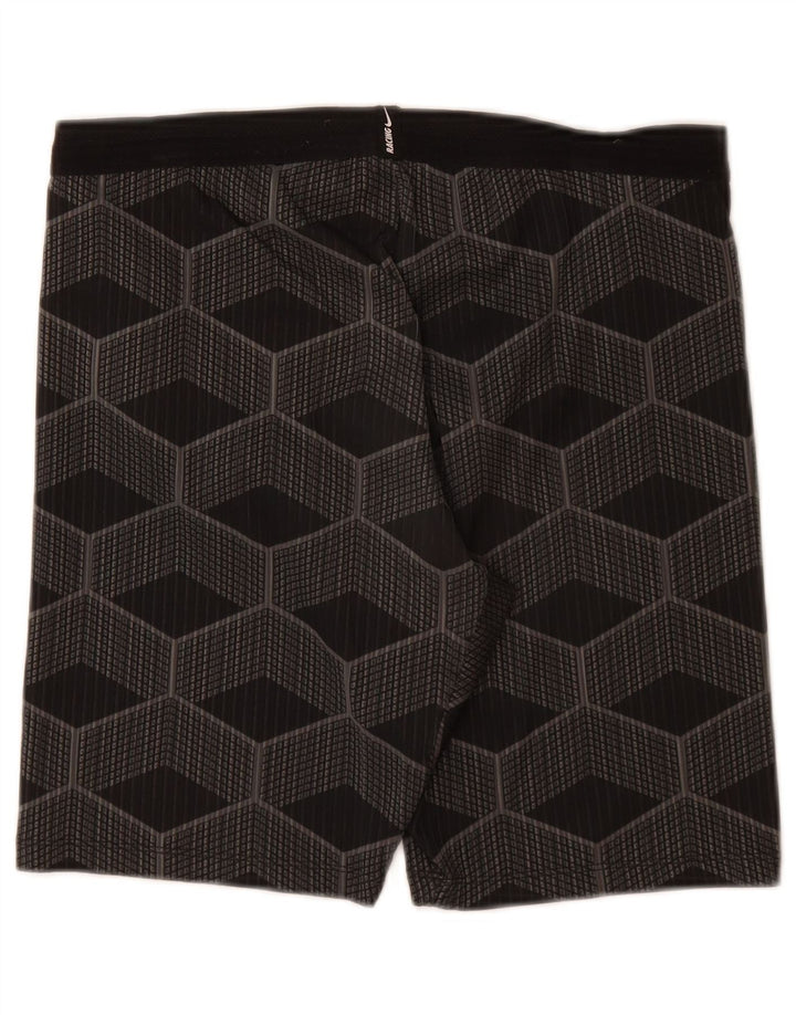 Nike - Pantalones cortos deportivos para hombre, talla grande, gris, geométrico