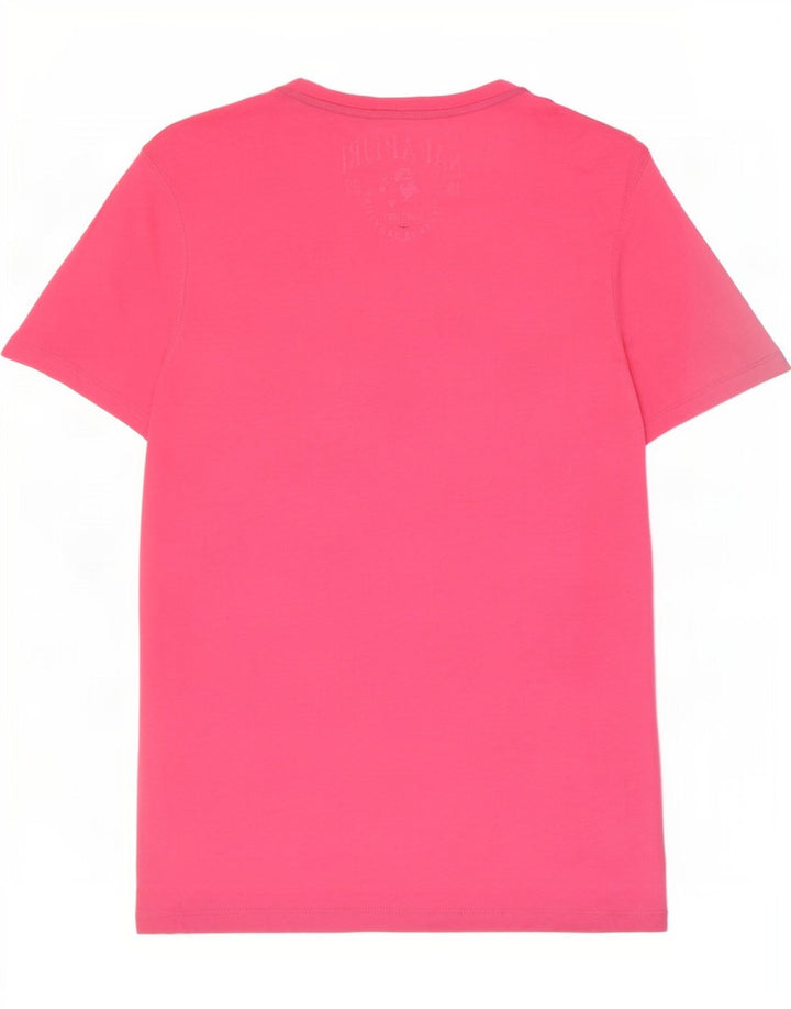 Napapijri - Camiseta gráfica para hombre, talla grande, color rosa