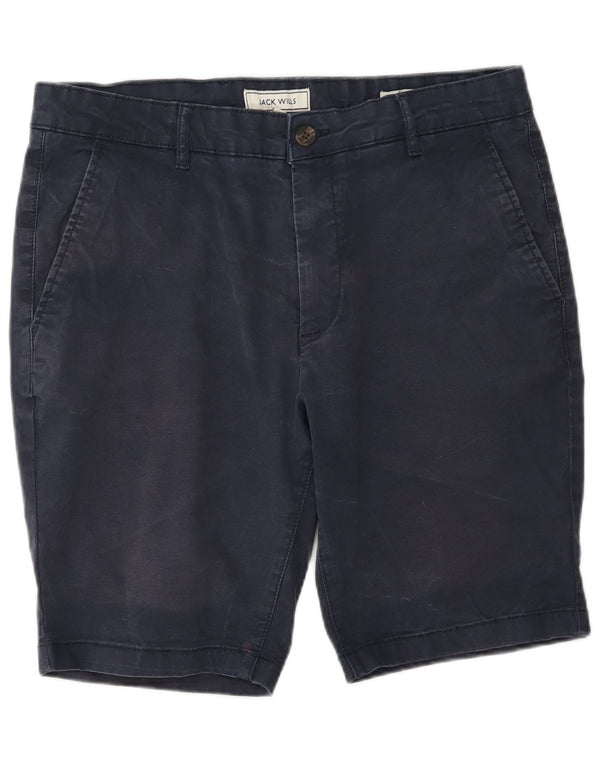 Jack Wills Pantalones cortos chinos para hombre W34 Grande Algodón azul marino
