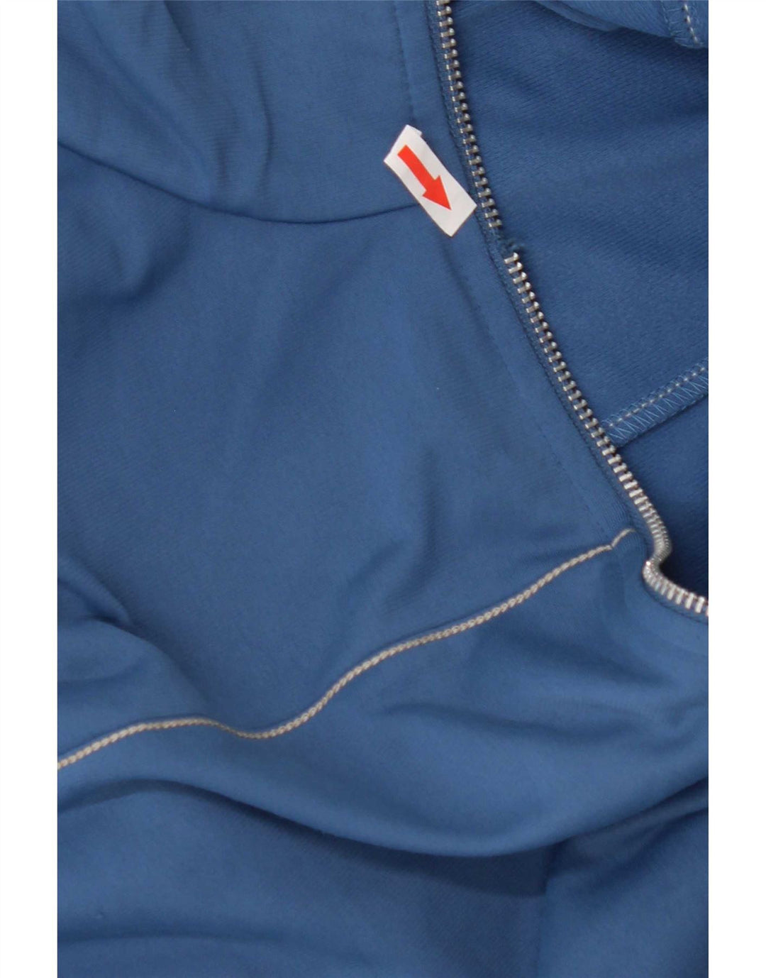 Fila Chaqueta superior de chándal para hombre IT 46/48 Poliéster color block azul pequeño