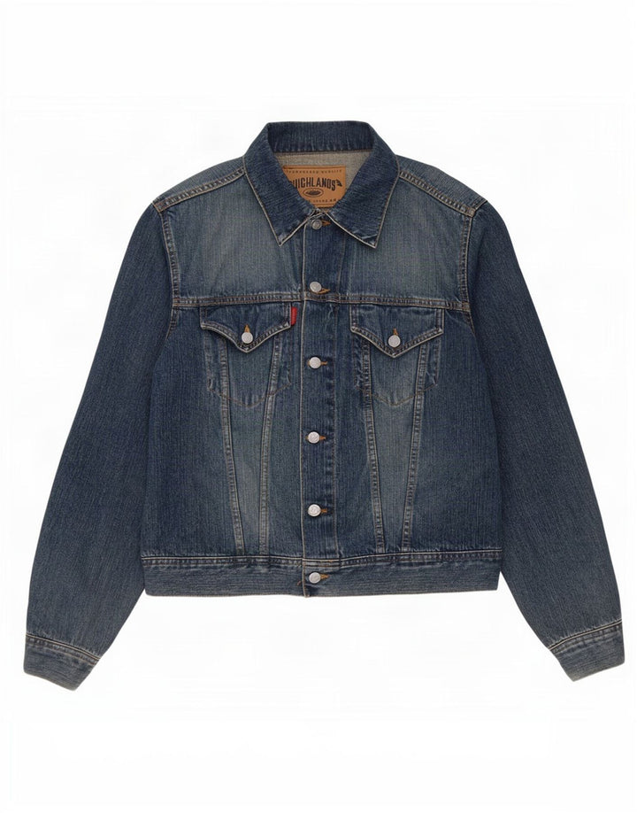 Chaqueta vaquera para hombre High Lands UK 38 Algodón azul medio