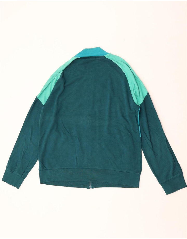 Dkny Hombre Chaqueta De Chándal De Algodón Color Block Verde Medio