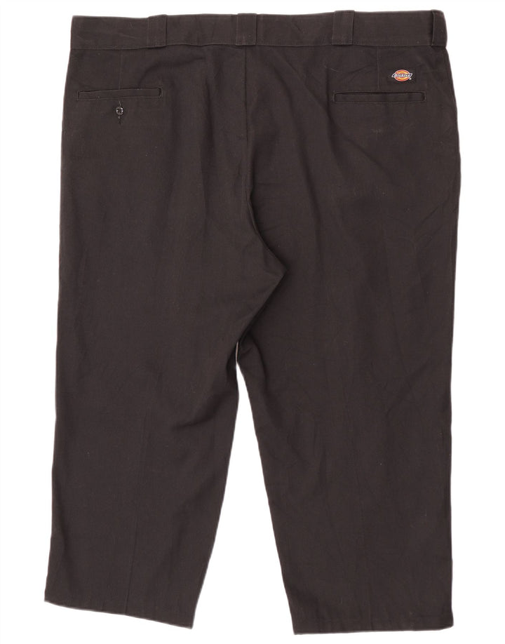 Dickies Mens 874 Original Fit Pantalones Cortos W44 L23 Poliéster Negro