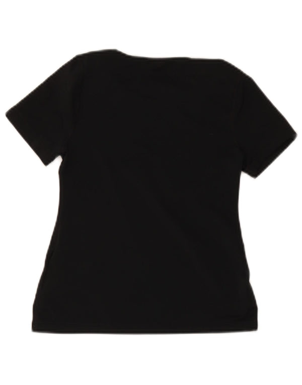 Nike Camiseta Dri Fit Graphic para niñas 8-9 años Pequeña Negro Poliéster