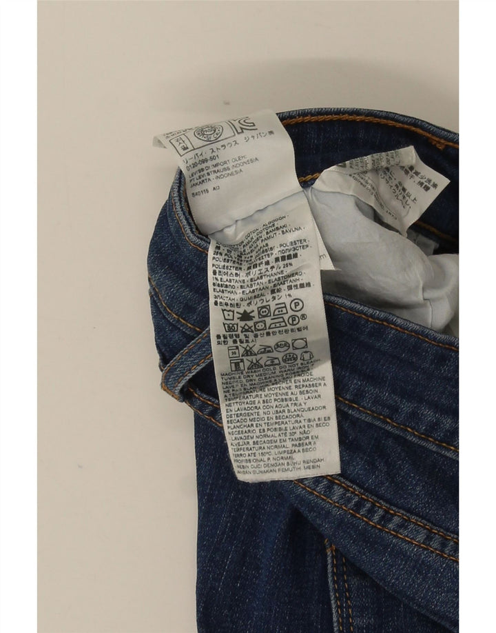 Levi's Mujer 715 Vaqueros Bootcut W32 L32 Algodón Azul