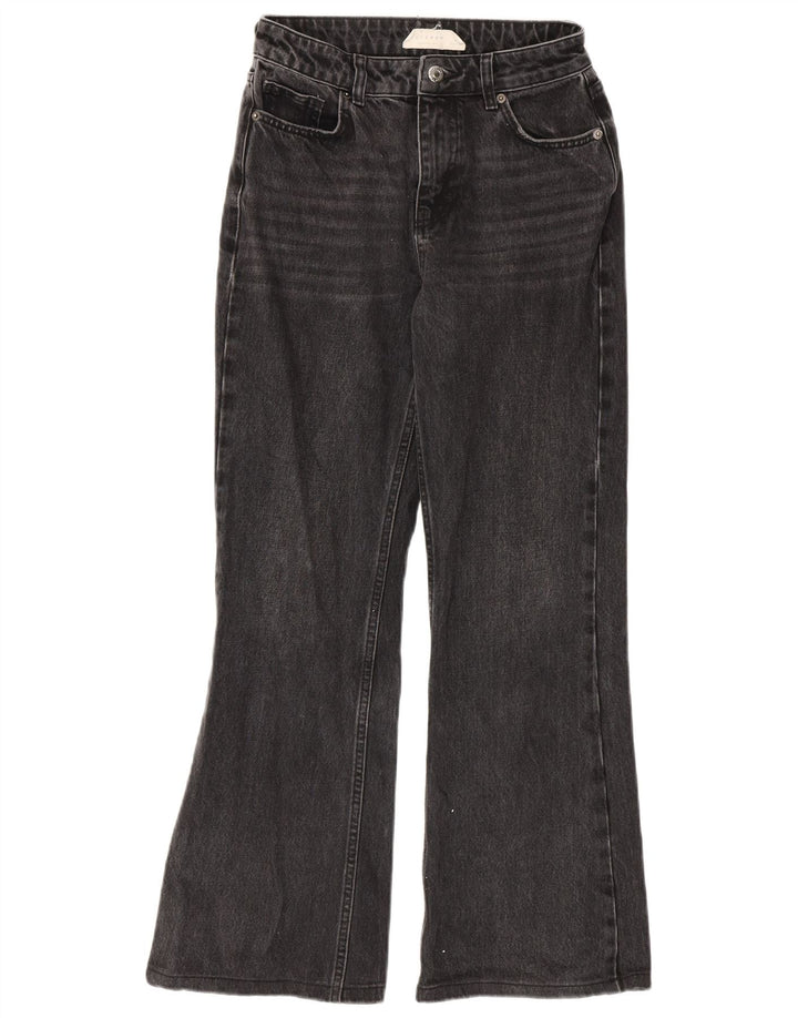 Vaqueros Acampanados Mujer Topshop W26 L30 Algodón Gris