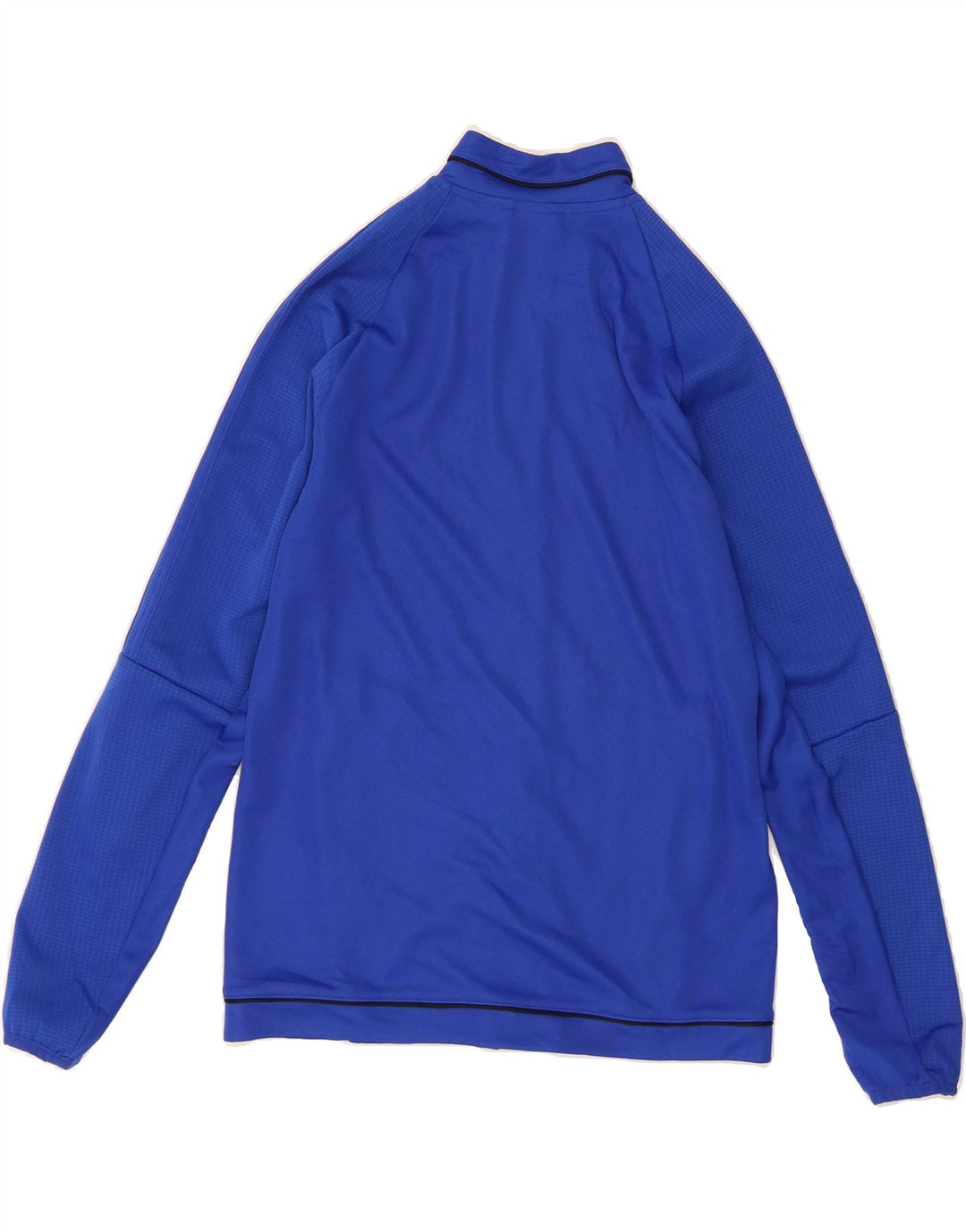 ADIDAS Boys Climalite Tracksuit Top Jacket 13-14 Years Blue Polyester Vintage Adidas and Second-Hand Adidas from Messina Hembry 