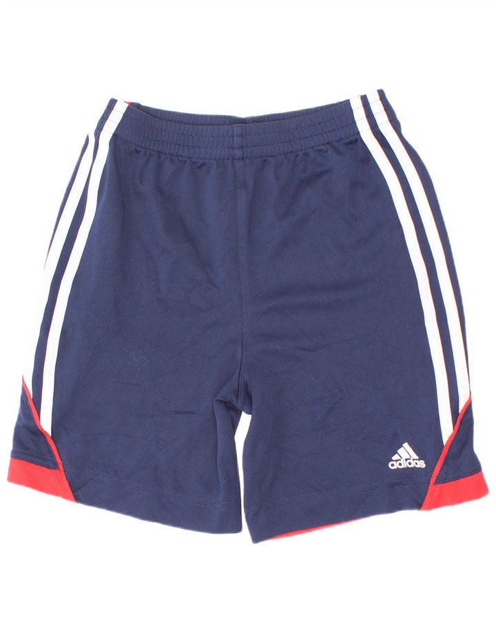 Adidas Pantalones cortos deportivos para niño 5-6 años Azul marino Colorblock Poliéster
