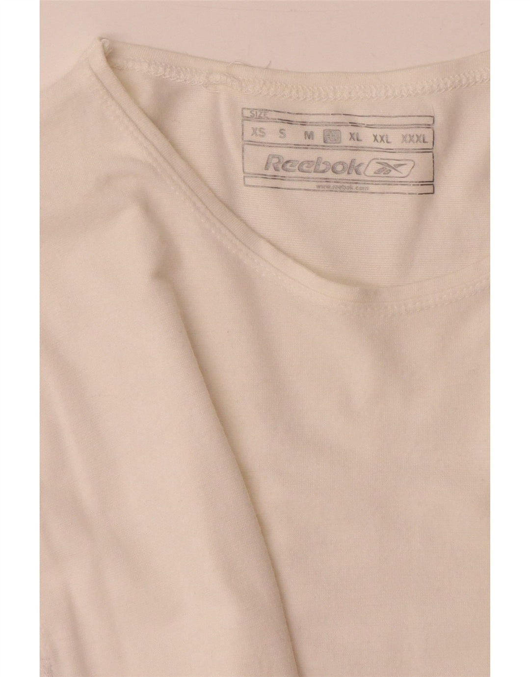Reebok - Camiseta gráfica para hombre, talla grande, viscosa blanca